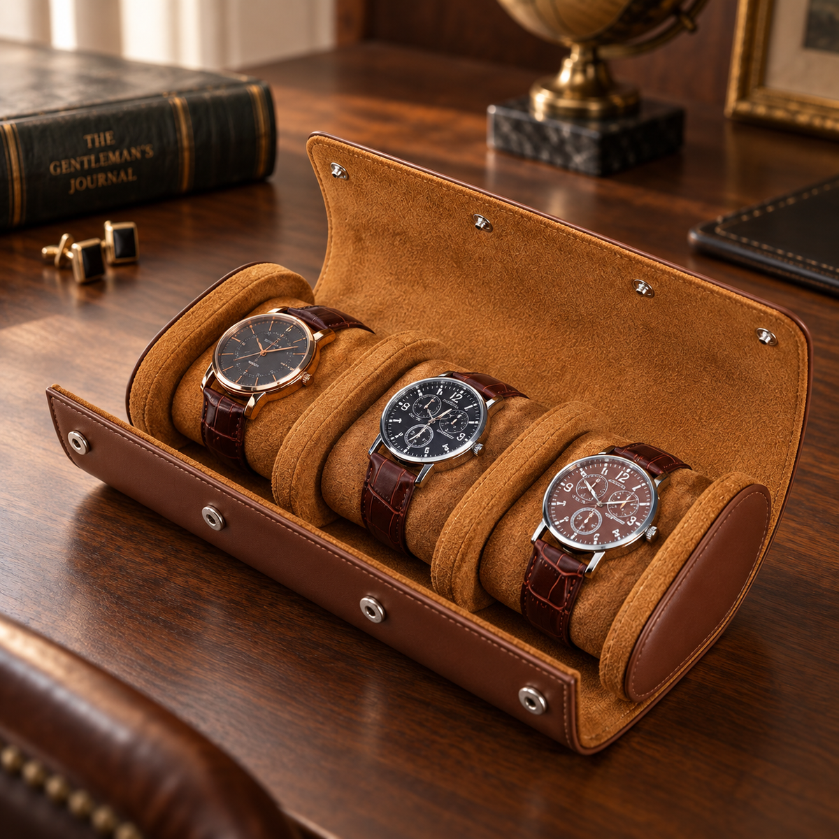 Étui de Voyage pour 3 Montres – Raphaël