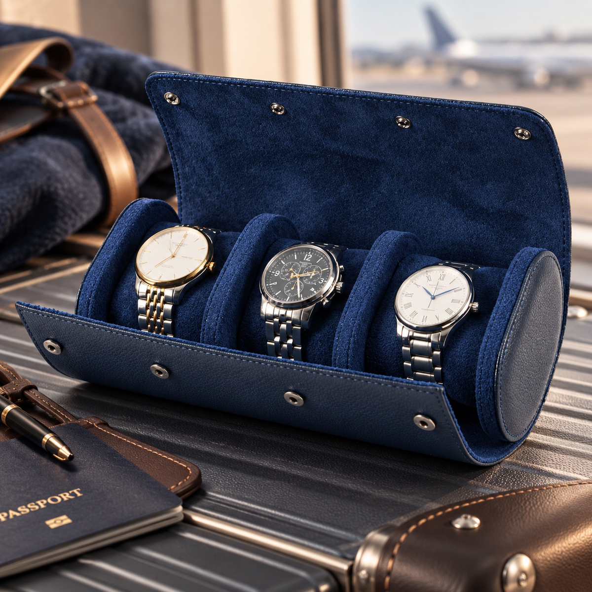 Étui de Voyage pour 3 Montres – Ocean