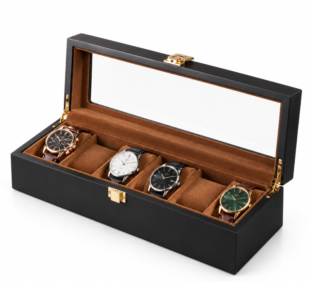 Boîte à Montres en Bois – Diplomate