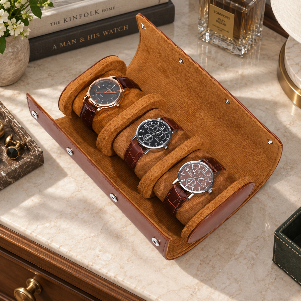 Étui de Voyage pour 3 Montres – Raphaël