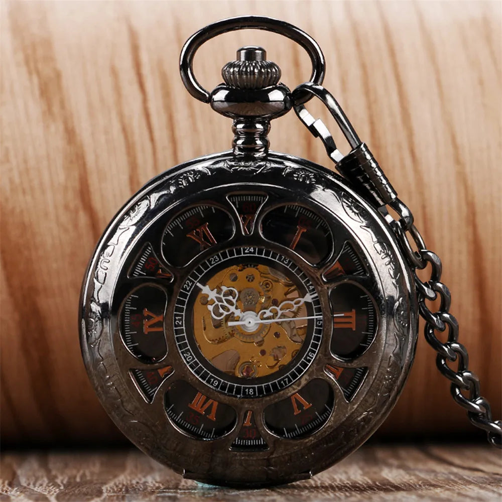 Montre Gousset Mécanique Rose Gold