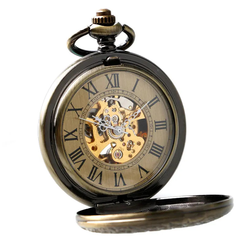 Montre Gousset Bronze style vintage