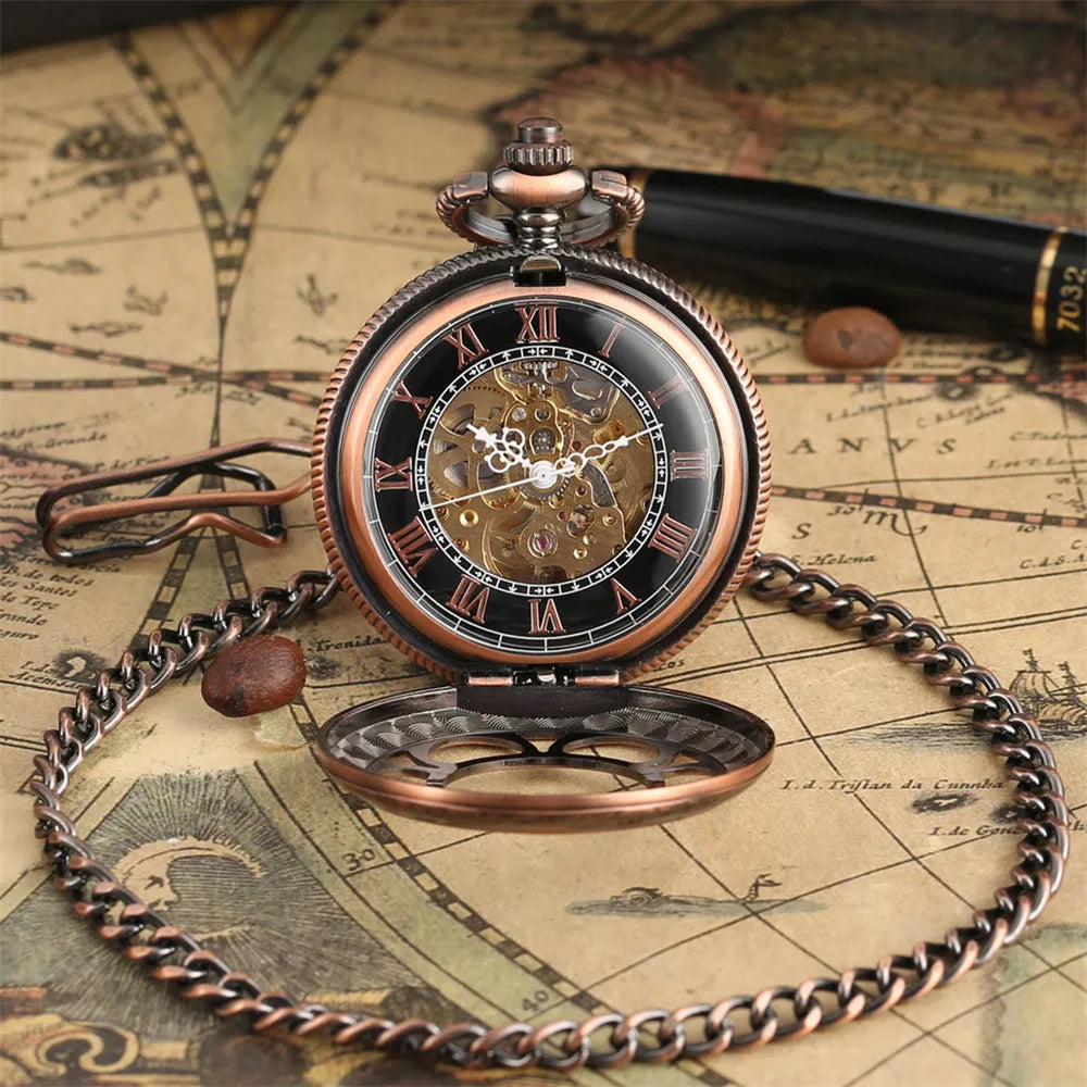 Montre Gousset Mécanique Rose Gold