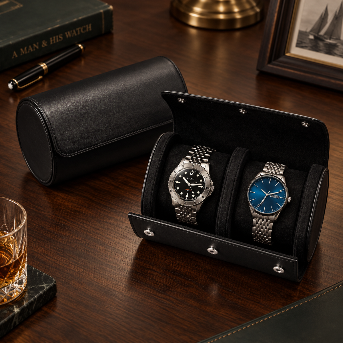 Étui de Voyage pour 2 Montres – Léon