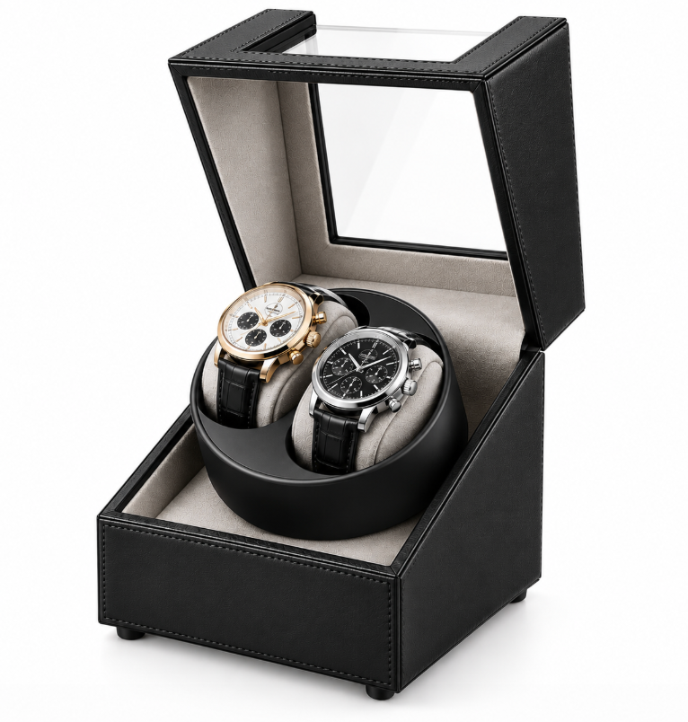 Remontoir automatique 2 montres –  Ébène