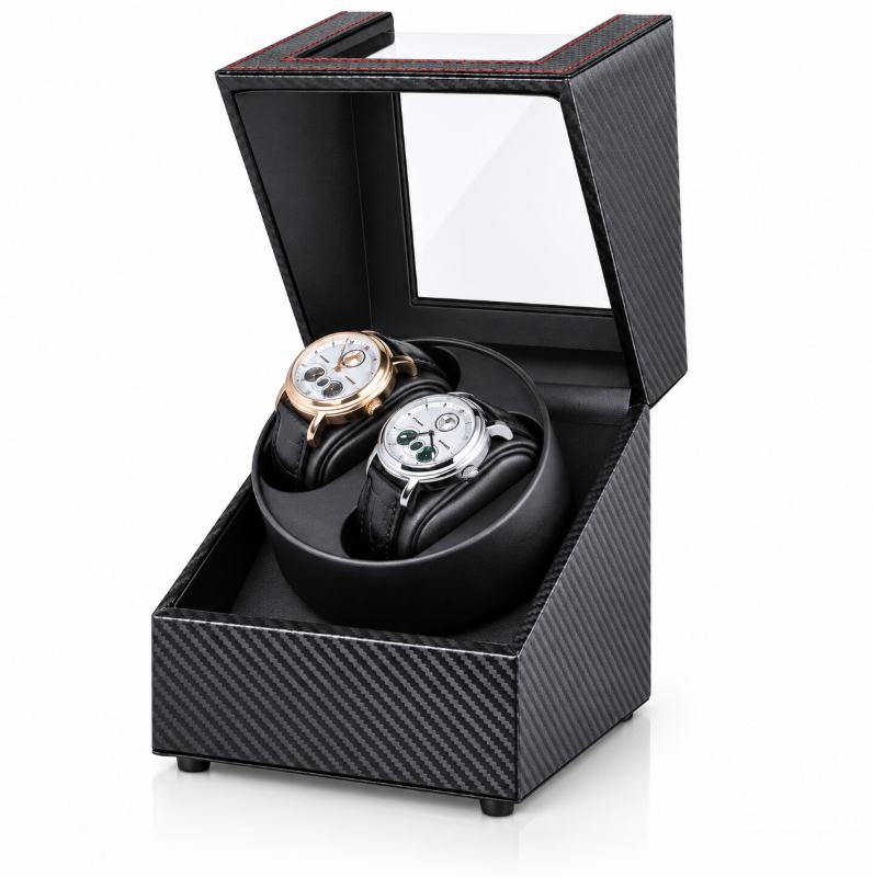 Remontoir automatique 2 montres –  Ébène