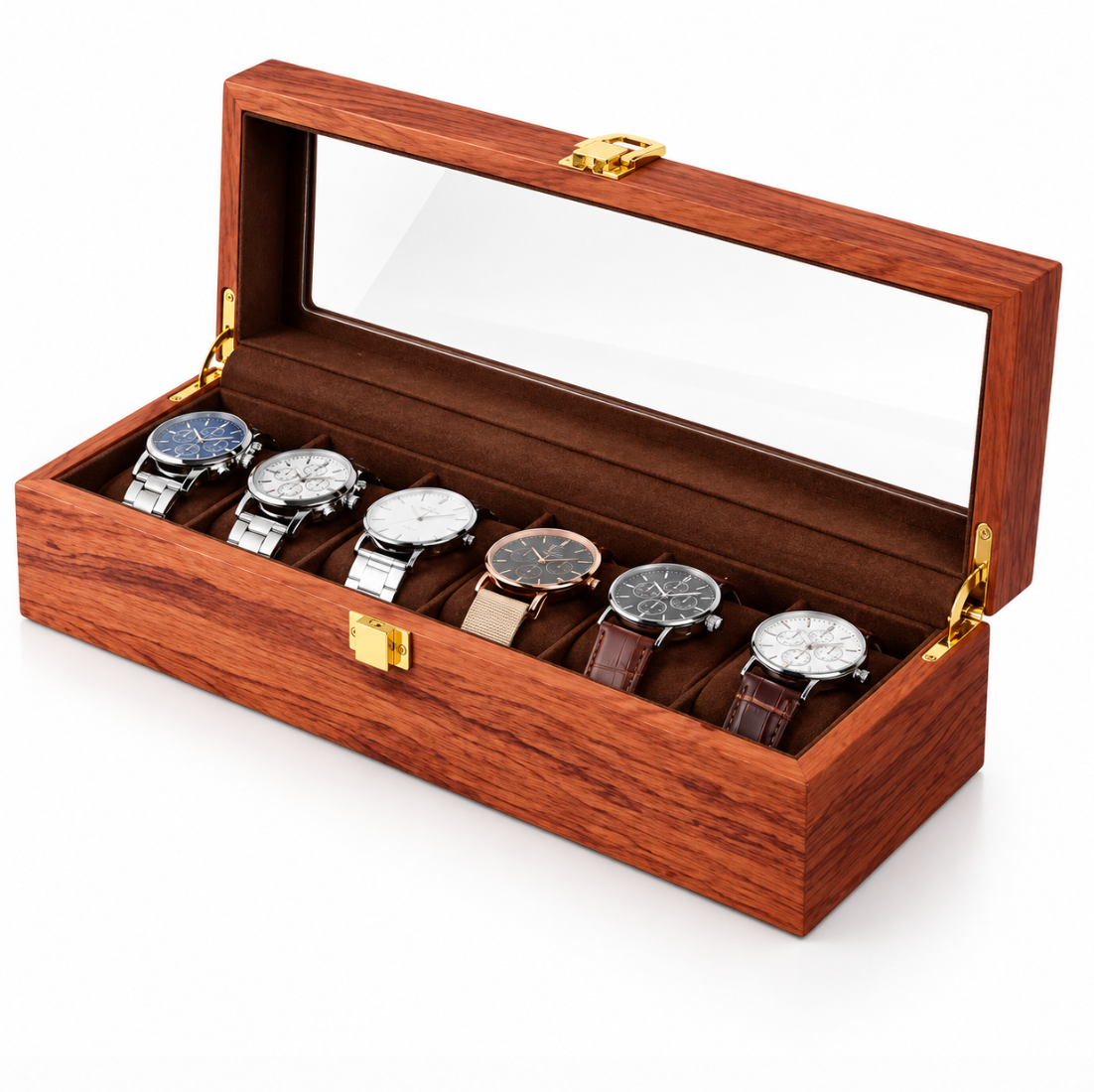 Boîte à Montres 6 Compartiments – Lancaster