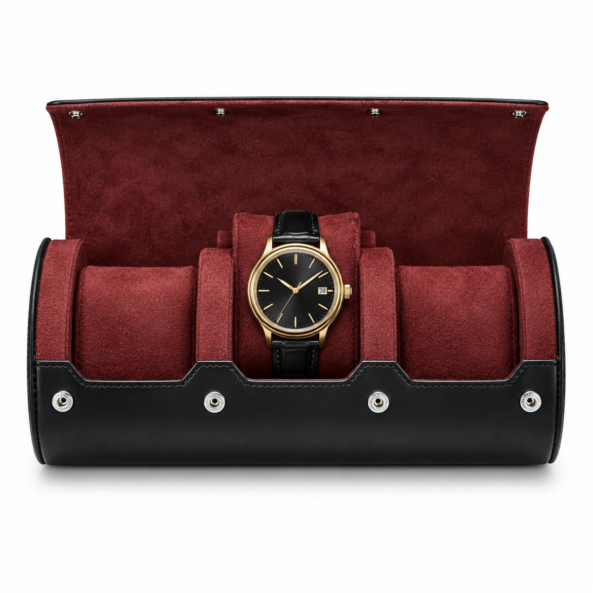 Étui à Montres – Bordeaux Royal