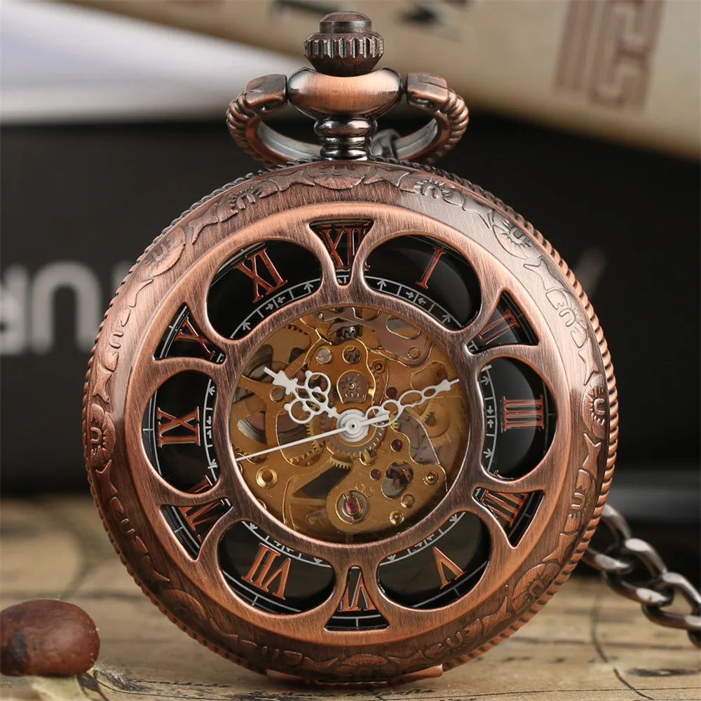 Montre Gousset Mécanique Rose Gold