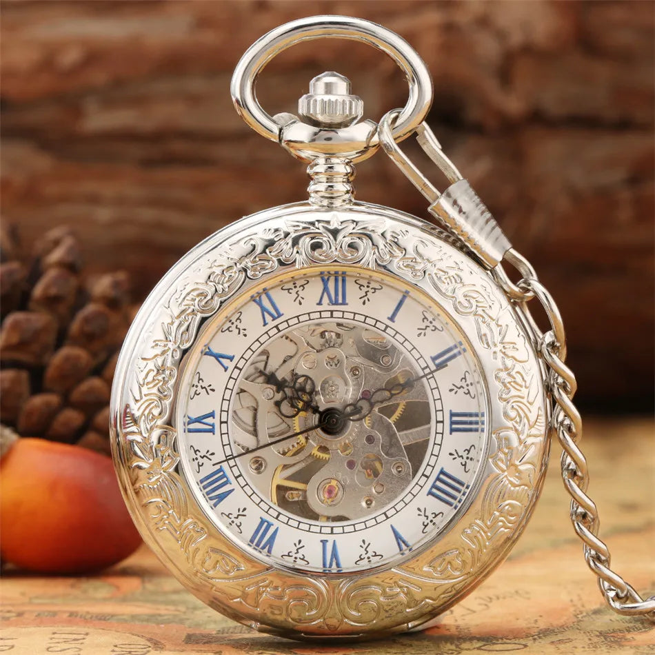 Montre à Gousset Mécanique Argenté
