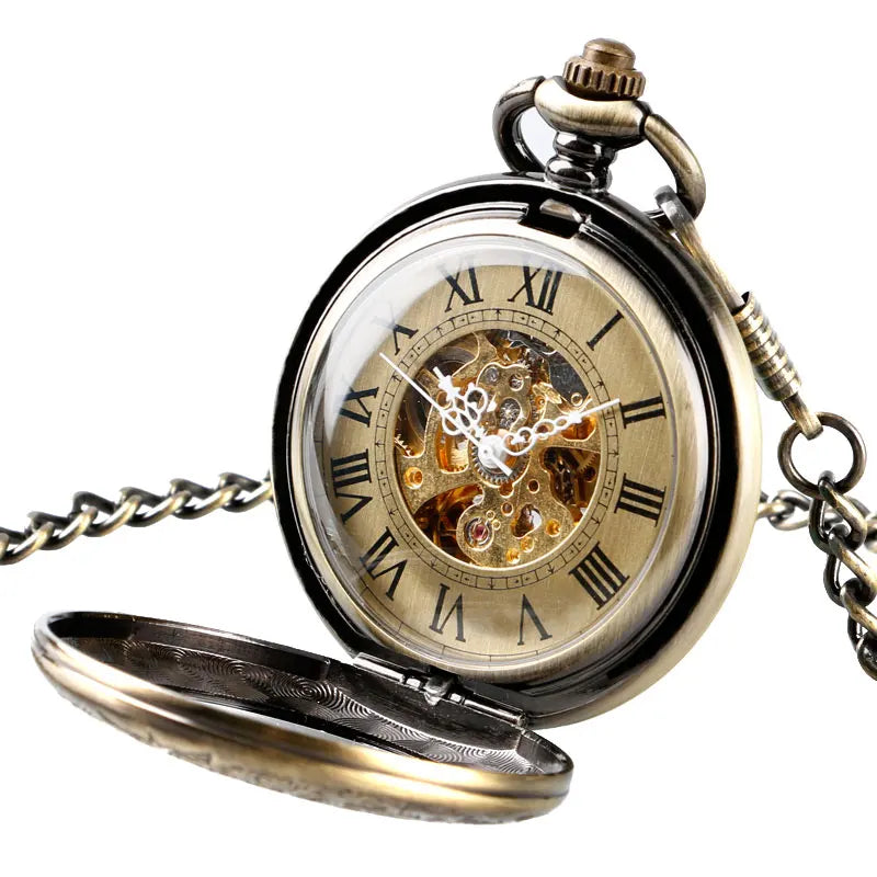 Montre Gousset Bronze style vintage
