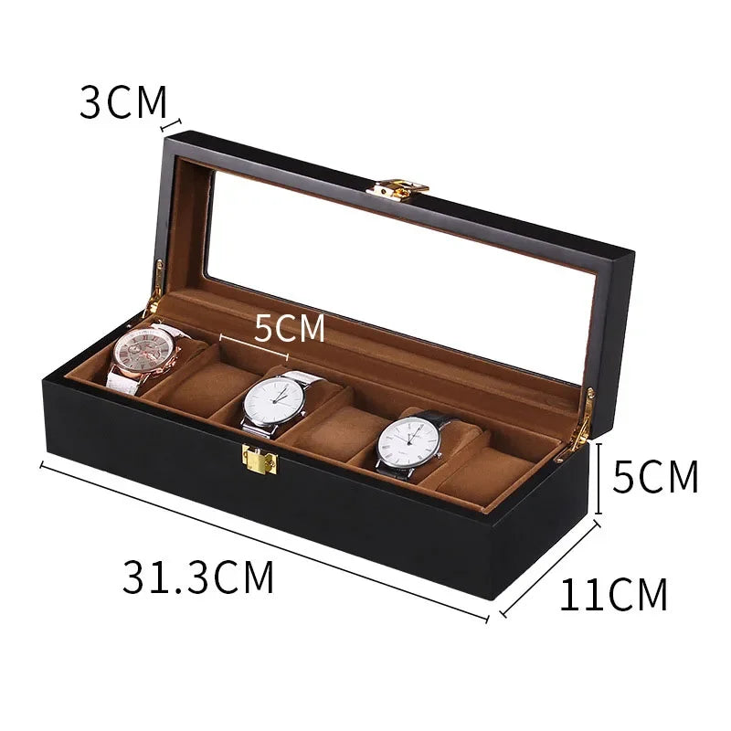Boîte à Montres en Bois – Diplomate