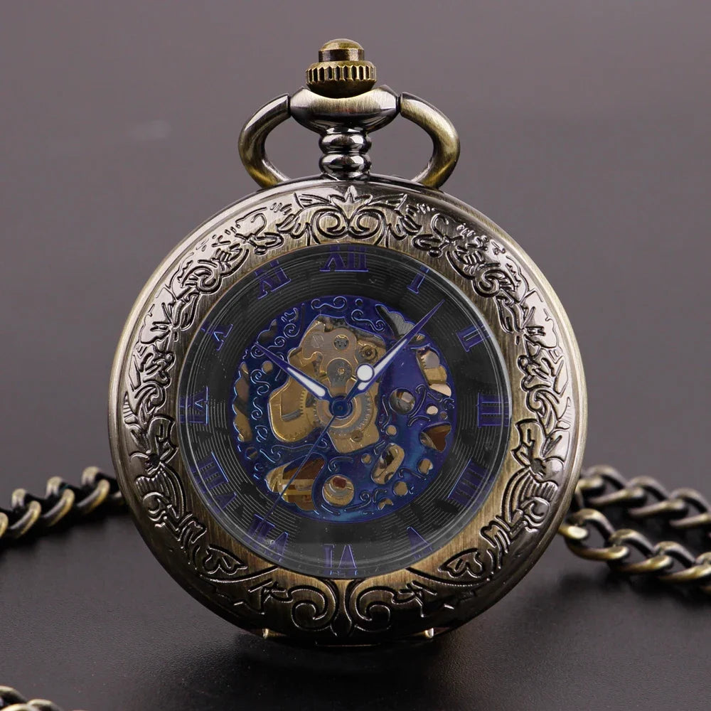 Montre Gousset Cadran Saphir