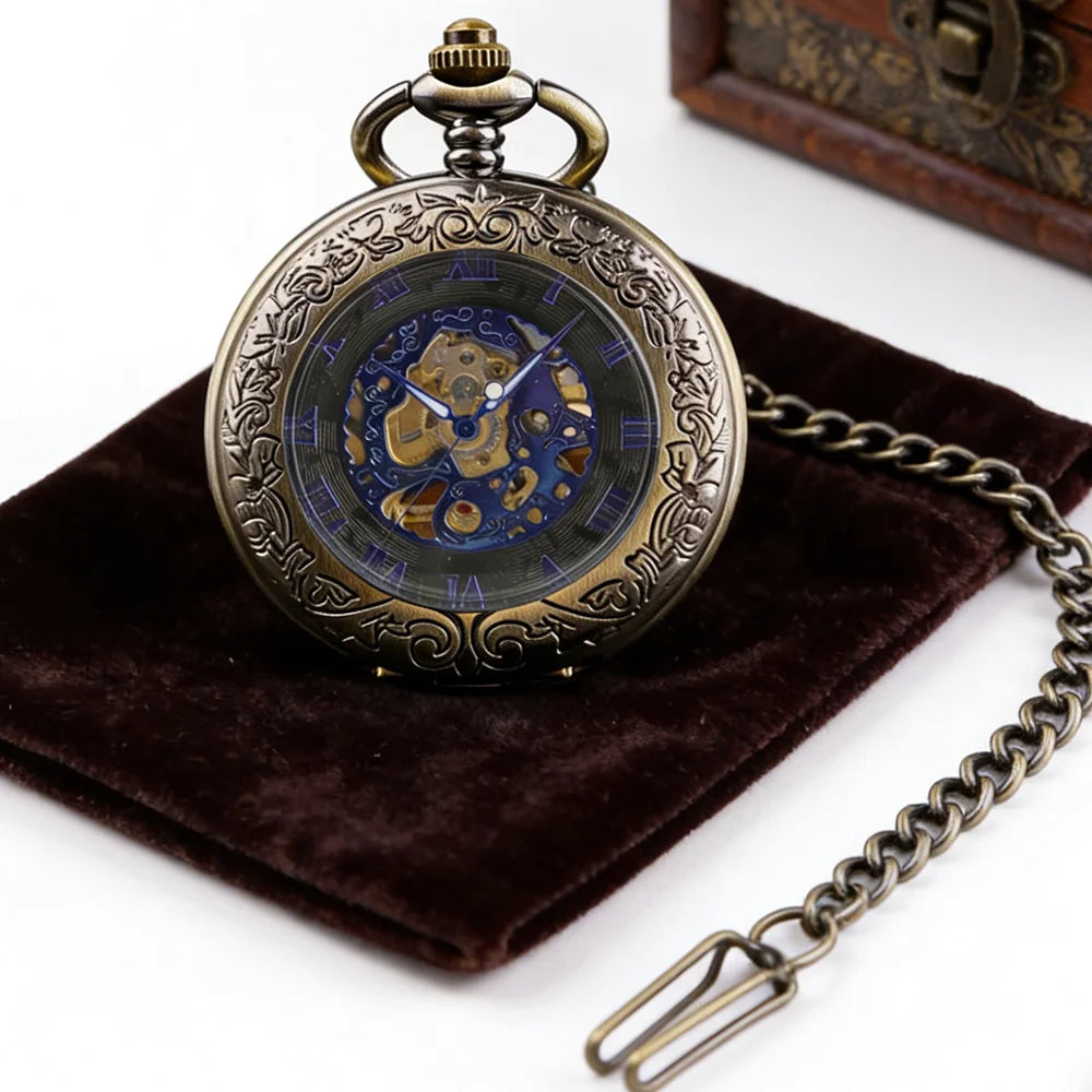 Montre Gousset Cadran Saphir